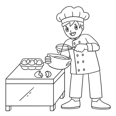 Masadaki Erkek Aşçı Yumurtaları 'nın şirin ve komik renkli bir sayfası. Çocuklar için saatlerce boyama eğlencesi sağlıyor. Bu sayfayı boyamak çok kolaydır. Küçük çocuklar ve yeni yürümeye başlayanlar için uygun..