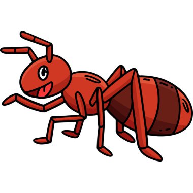 Bu karikatür parçası Mutlu Karınca çizimini gösteriyor.