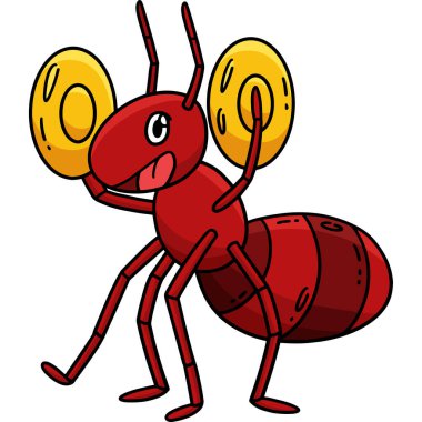 Bu karikatür klipinde Karınca Çalan Ziller çizimi gösterilir.