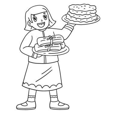 Las Posadas Kız Tutucu Yemekler 'in şirin ve komik renkli sayfası. Çocuklar için saatlerce boyama eğlencesi sağlıyor. Bu sayfayı boyamak çok kolaydır. Küçük çocuklar ve yeni yürümeye başlayanlar için uygun..