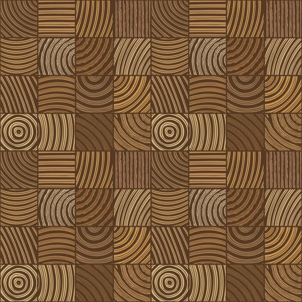 Wooden Seamless Background Wooden Block Cut Hand Drawn Wooden Texture — Stock Vector