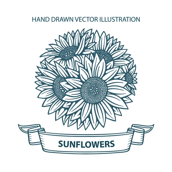 Sunflower Tattoo Stock Illustrations  1755 Sunflower Tattoo Stock  Illustrations Vectors  Clipart  Dreamstime