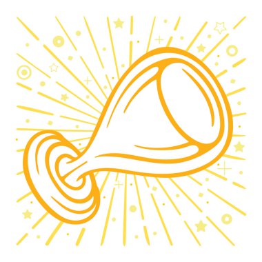 Kazananlar kupası. Açık çizgili kupa, el çizimi vektör çizimleri ayarlandı. Altın Ödüller çizim simgeleri.