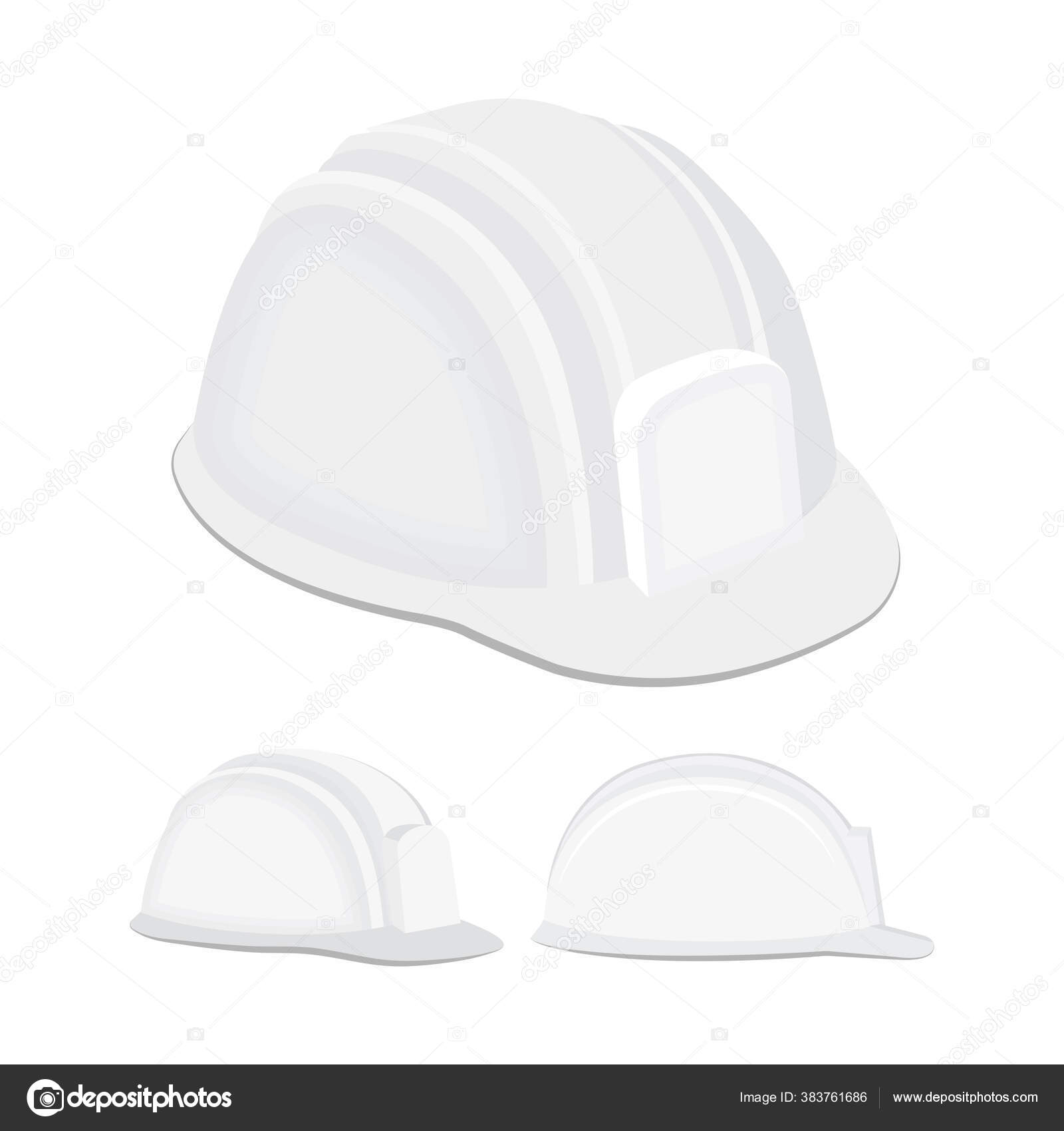 Casco Seguridad Juego Ilustraciones Vectores Casco Seguridad Iconos