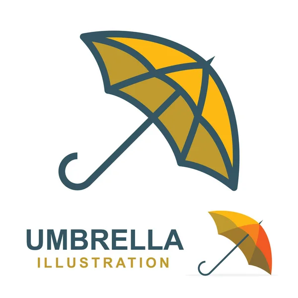 Umbrella Umbrella Different Style Illustrations Set Umbrella Icon — Stock Vector