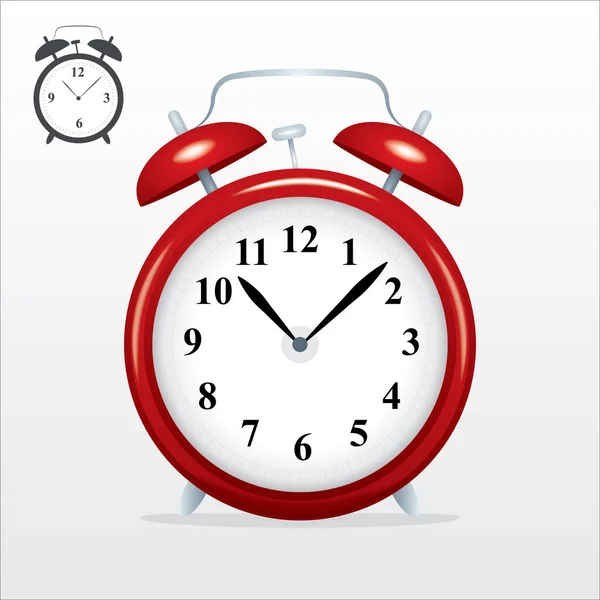 Tempo Relógio Alarme Ilustrações Realistas —  Vetores de Stock