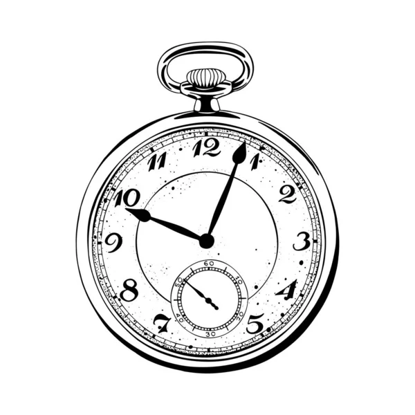 Pocket Watch Hand Drawn Vintage Pocket Watch Illustrations Royalty Free Stock Vectors