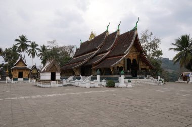 antik Budist tapınağının görünümü, seyahat konsepti 