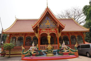 antik Budist tapınağının görünümü, seyahat konsepti 