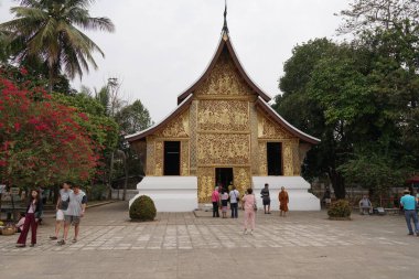 antik Budist tapınağının görünümü, seyahat konsepti 