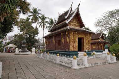 antik Budist tapınağının görünümü, seyahat konsepti 
