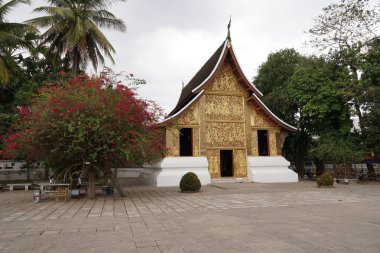 antik Budist tapınağının görünümü, seyahat konsepti 