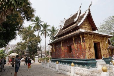 antik Budist tapınağının görünümü, seyahat konsepti 