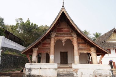 antik Budist tapınağının görünümü, seyahat konsepti 