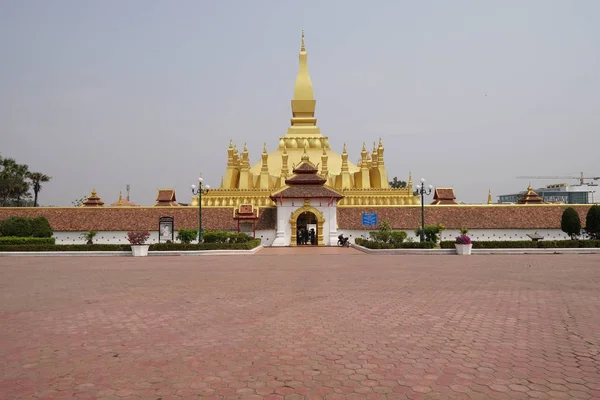 Utsikt Över Antika Buddhistiska Tempel Resekoncept — Stockfoto