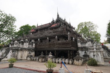 antik tapınak görünümü, seyahat konsepti 