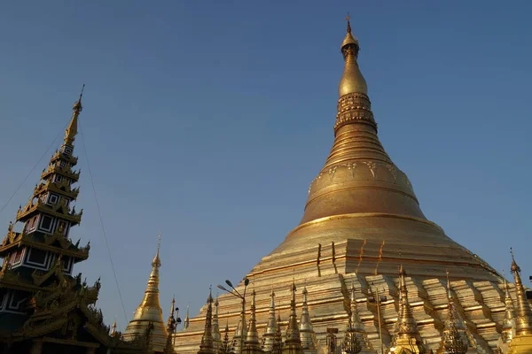 Uitzicht Oude Tempel Reis Concept — Stockfoto