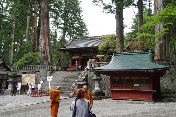 View Shinto Shrine Forest Daytime — Stock Photo, Image