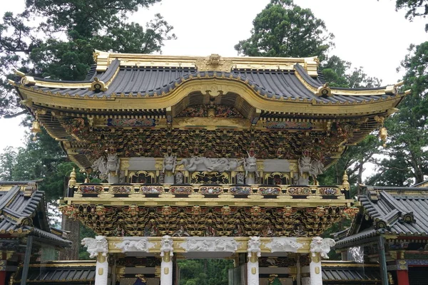 View Shinto Shrine Forest Daytime — Stock Photo, Image