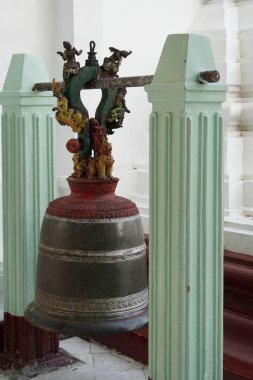 antik tapınakta çan görünümü, seyahat konsepti 