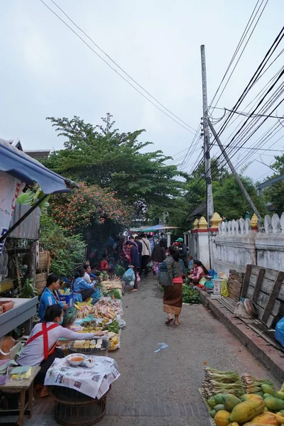 View People Asian Market Daytime — Stock Photo, Image
