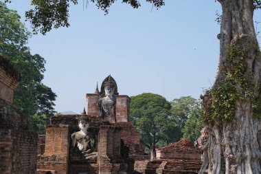 antik tapınak görünümü, seyahat konsepti 