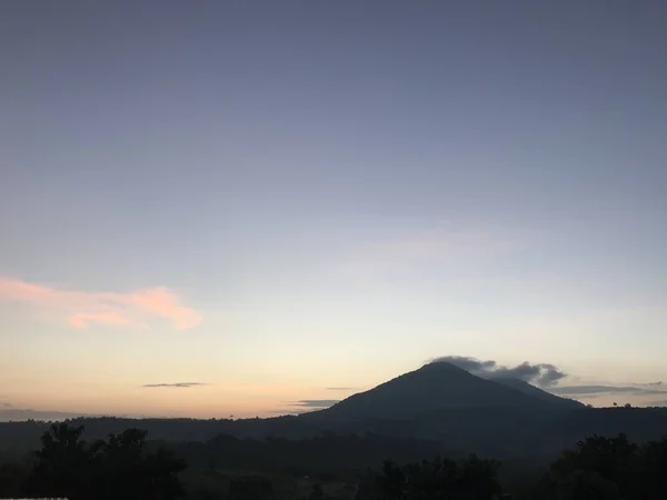 Paysage Naturel Avec Coucher Soleil Coloré — Photo