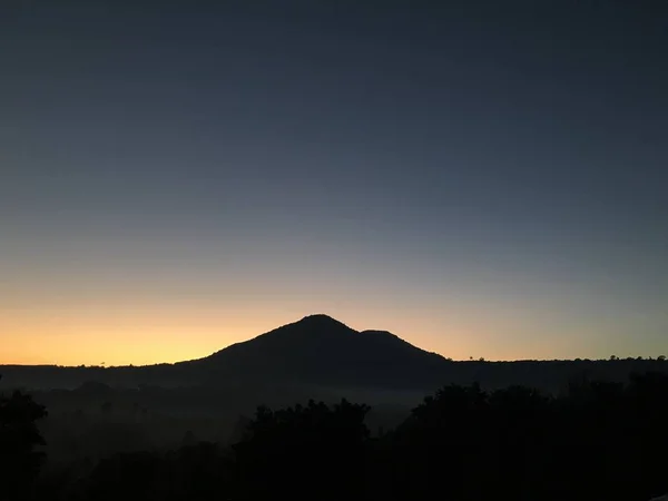 Paesaggio Naturale Con Tramonto Colorato — Foto Stock