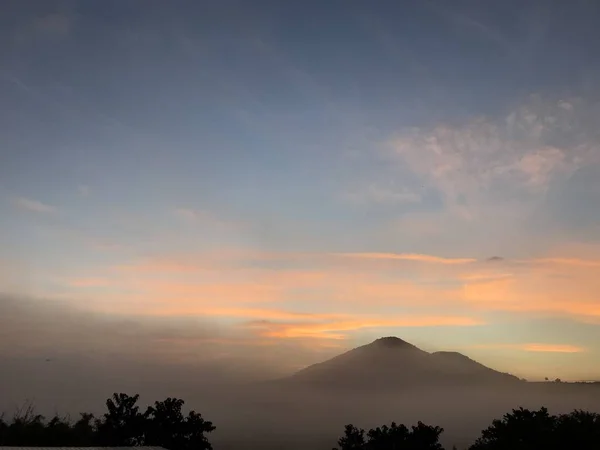 Paysage Naturel Avec Coucher Soleil Coloré — Photo