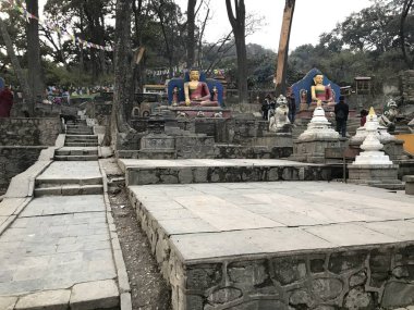 antik Budist kutsal görünümü, seyahat kavramı 