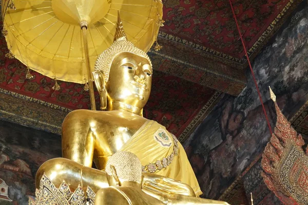 Vista Estátua Buda Conceito Religioso — Fotografia de Stock