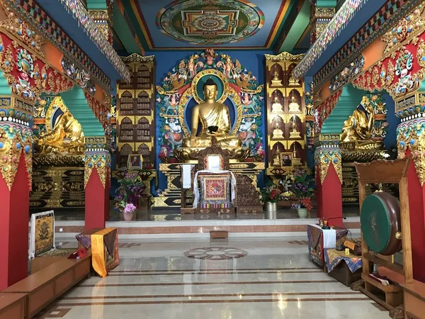 Вид Статуи Будды Религиозная Концепция — стоковое фото