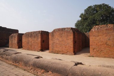 Budist antik kutsal sığınak kalıntıları, seyahat konsepti 