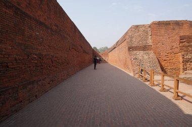 Budist antik kutsal sığınak kalıntıları, seyahat konsepti 