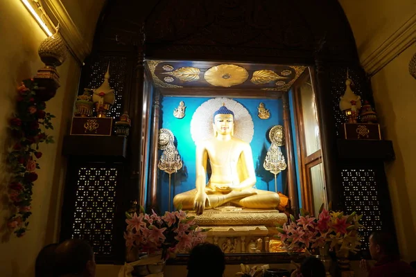 Vista Estatua Buda Concepto Religioso —  Fotos de Stock