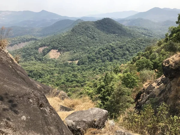 Plan Panoramique Beau Ciel Sur Les Collines — Photo