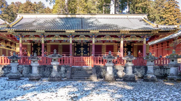 Sanjinko tři posvátné sklady-svatyně Toshogu v Nikko, J — Stock fotografie