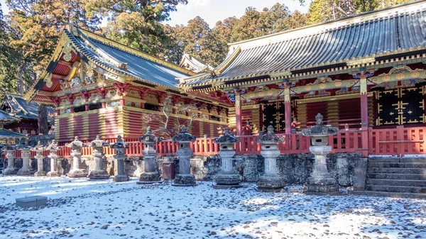 Sanjinko tři posvátné sklady-svatyně Toshogu v Nikko, J — Stock fotografie