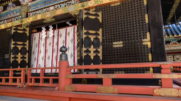 Edifícios exteriores em Santuário de Toshogu, Nikko, Japão . — Fotografia de Stock