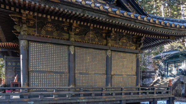 Gebäude von innerem Schrein bei toshogu-Schrein, Japan. — Stockfoto