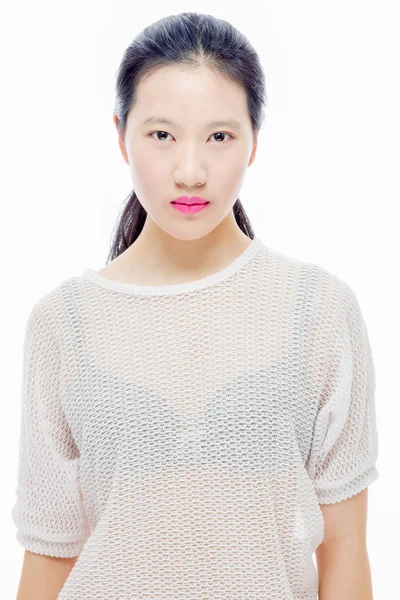 Asiático adolescente menina beleza retrato — Fotografia de Stock