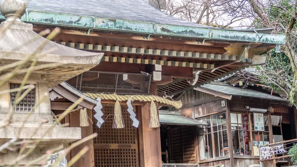 Tokyo Japan February 2019 Gojoten Jinja Shrine Ueno Park Healing — Stock Photo, Image