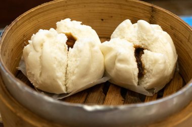 Bambu vapurda kanton dim sum