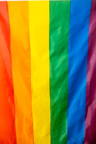 Bandera Del Arco Iris Utilizada Como Símbolo Del Orgullo Lésbico — Foto de Stock