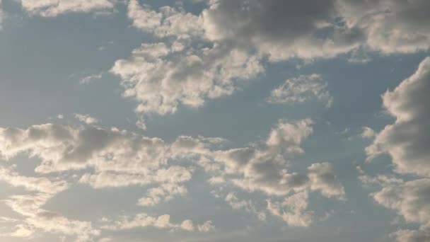 Timelapse Hemel Met Bewegende Wolken Hoge Kwaliteit Resolutie — Stockvideo