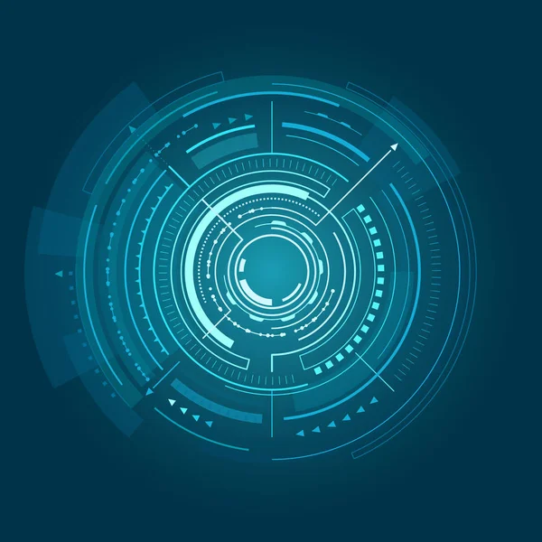 Mavi renk vektör çizim posterin arabirimi