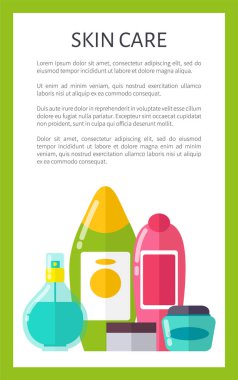 Cilt bakım anlamına gelir Dikey Reklam Banner