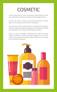 Kozmetik Cilt bakım narenciye için Promo afiş ayarla