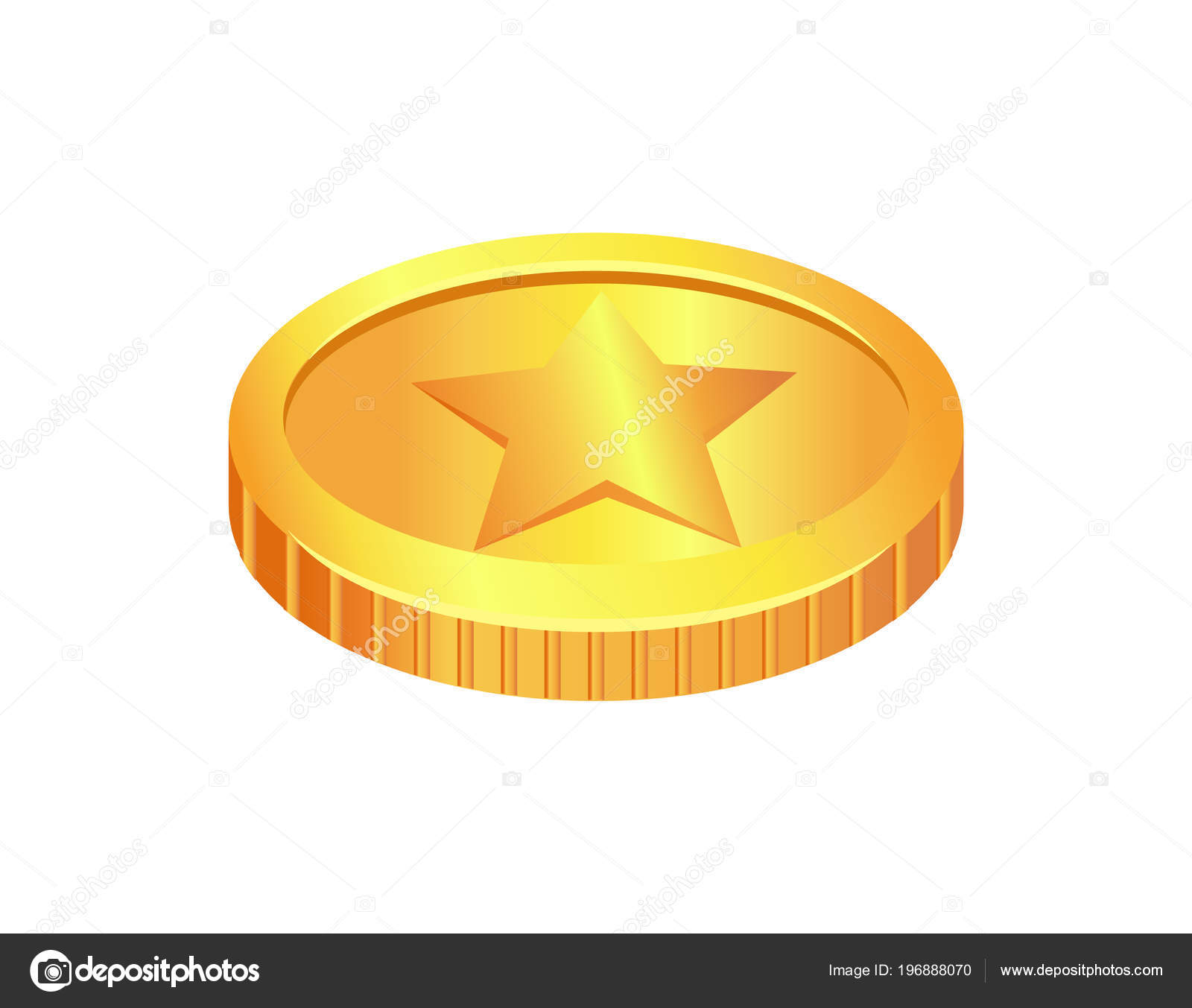 금 소재 벡터 일러스트 레이 션의 동전 스톡 벡터 - ©robuart 196888070