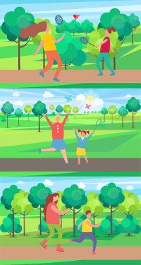 Anne ve çocuk parkı örnek ayarla